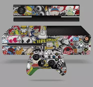 Graffiti eredeti szimbólumok xbox matrica - TenStickers