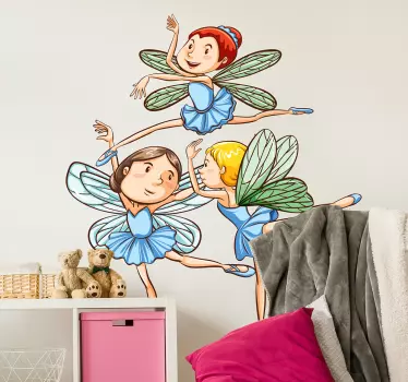 Gyermek tündérek fantázia matrica - TenStickers