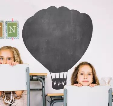 Hőlégballon tábla matrica - TenStickers