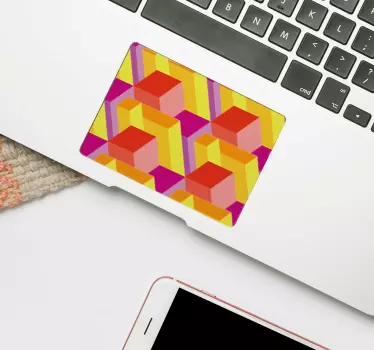 Izometrikus trackpad laptop matrica - TenStickers