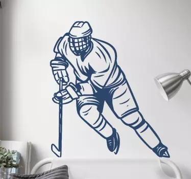 Jégkorongos fali matrica - TenStickers