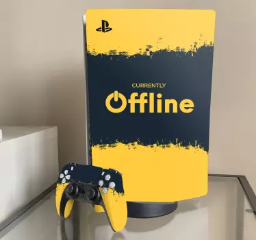 Jelenleg offline playstation 5 matrica - TenStickers