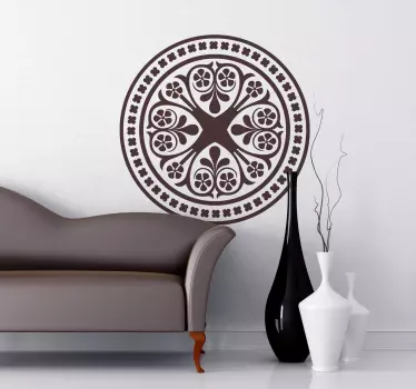 Kelta rozetta mandala falmatrica - TenStickers