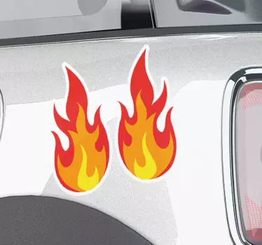 Kettős tűzoltóautó matrica - TenStickers