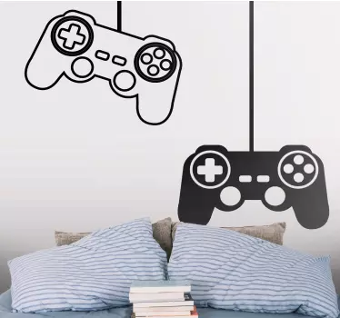 Klasszikus játékvezérlők videojáték matrica - TenStickers