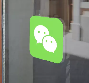 Kommunikáció ikonra matrica kirakatokra - TenStickers