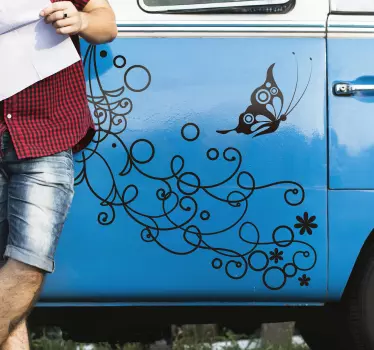 Lepkék autó matrica - TenStickers