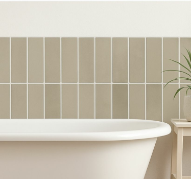 Linear stone természetes matrica fürdőszobák - TenStickers