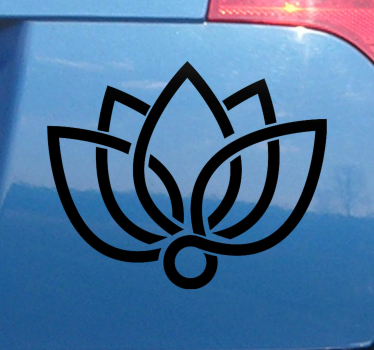 Lótuszvirág autó matrica - TenStickers