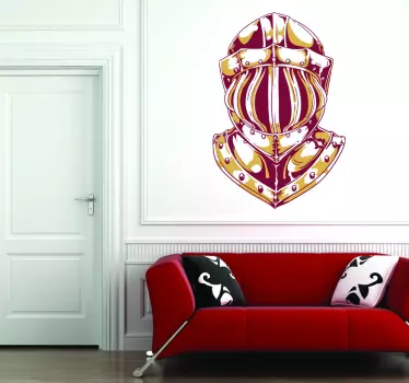 Lovagi sisak matrica - TenStickers