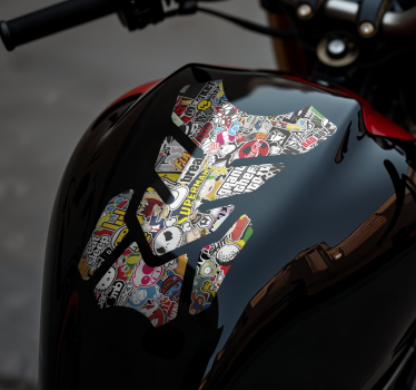 Matrica bomba motoros matrica - TenStickers