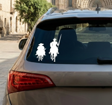 Matrica don quixote és sancho - TenStickers