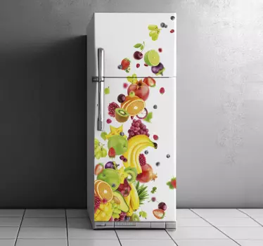 Matrica Hűtő vinilo frutas - TenStickers