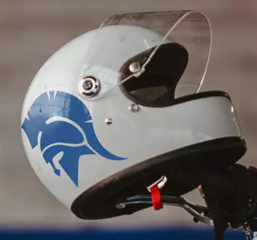 Matrica Motorkerékpárok spártai sisak - TenStickers