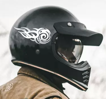 Matrica Motorkerékpárok törzsi sisakért - TenStickers