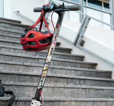 Matrica Patinetes patinete matricabomba - TenStickers