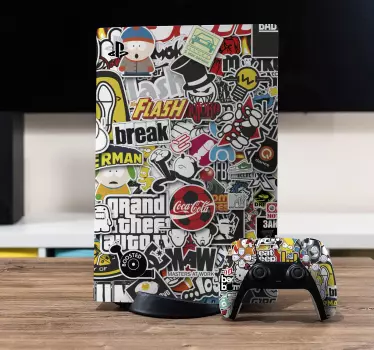 Matrica Ps5 "matricabomba" - TenStickers