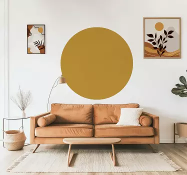 Falmatrica nappali kör alakú okker - TenStickers