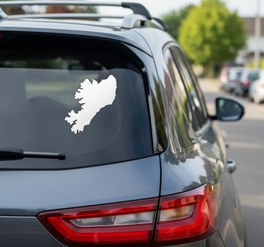 Mini bute-sziget autó matrica - TenStickers