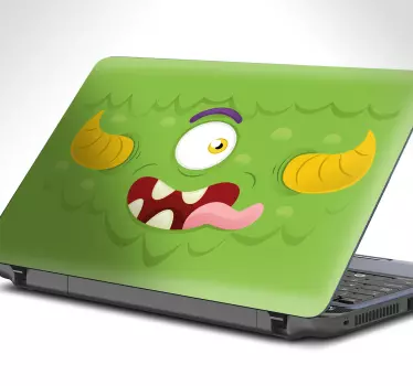 Monster laptop bőr gyerekeknek - TenStickers