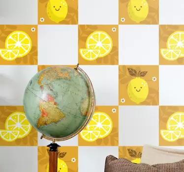 Mosolygós citrom cserép átadása - TenStickers
