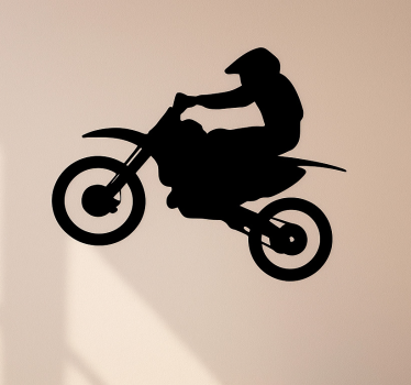 Motoros járművön motoros matrica - TenStickers