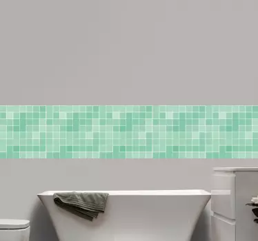Mozaik stílusú mintás csempematrica - TenStickers