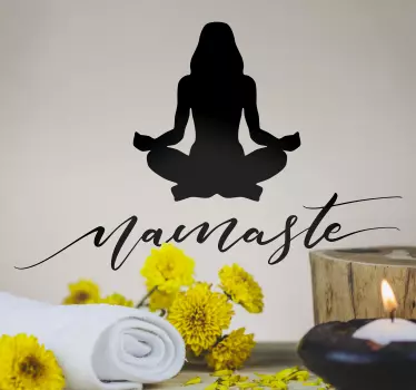 Namaste falmatrica hálószobához - TenStickers