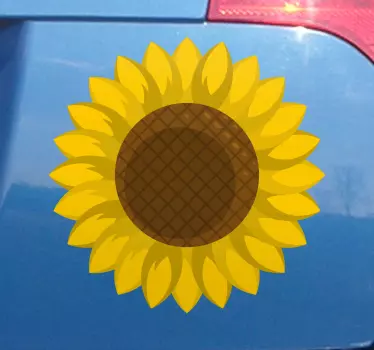 Napraforgó autó matrica - TenStickers