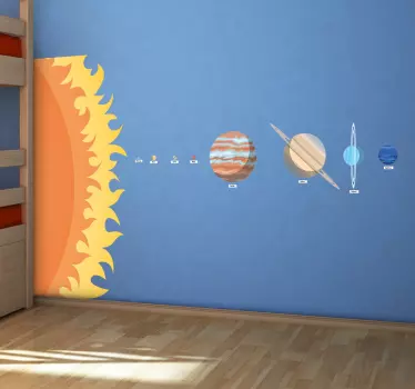 Naprendszer a falmatrica méretezéséhez - TenStickers