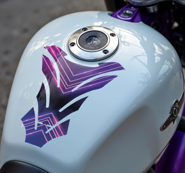 Neon motoros matrica - TenStickers