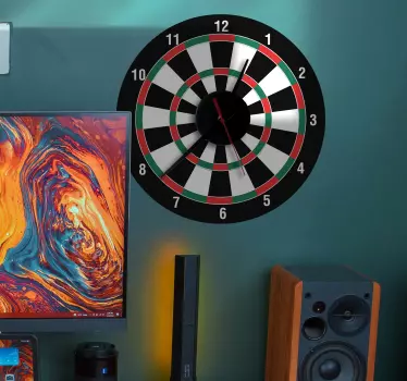 Órák matrica számláló darts tábla - TenStickers