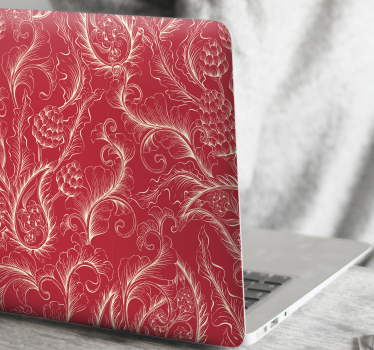 Paisley illusztráció laptop bőr matrica - TenStickers