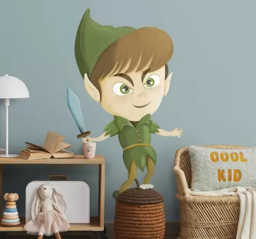 Peter pan gyerekek matrica - TenStickers