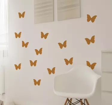 Pillangó matrica készlet - TenStickers