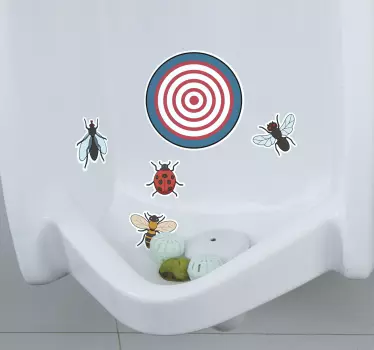 Piszoár cél otthoni matrica - TenStickers
