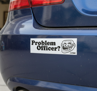 Probléma megoldó autó matrica - TenStickers