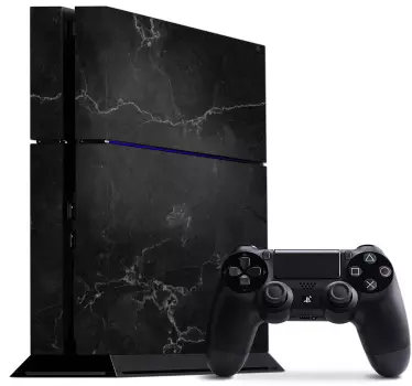 Ps4 márvány fekete playstation 4 matrica - TenStickers
