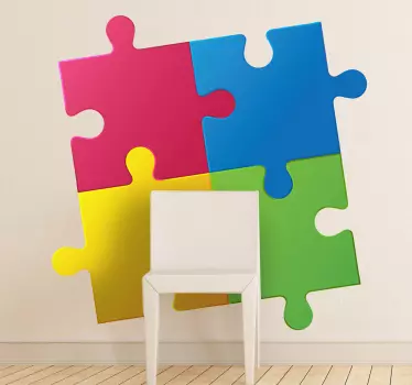 Puzzle darab falimatrica - TenStickers