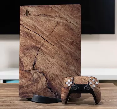 Reális fa háttér playstation 5 matrica - TenStickers