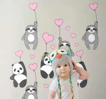 Repülő állat gyerekek fali matrica - TenStickers
