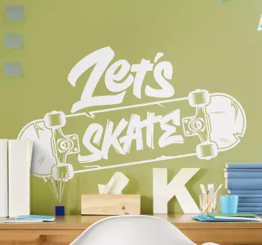 Sport matrica - skateboard művészet - TenStickers