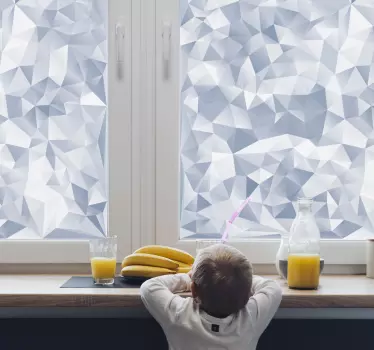 Szabálytalan formák ablak matrica - TenStickers