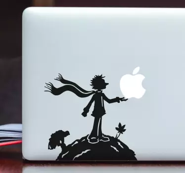 Sziluettje a kis herceg laptop bőr - TenStickers