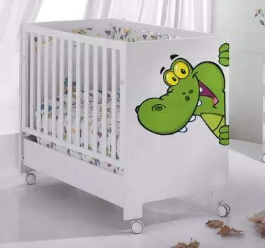 Színes krokodil gyerekek matrica - TenStickers