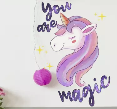 Te vagy a varászlat - matrica - TenStickers