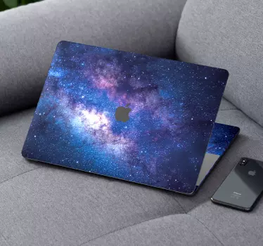 Tejút galaxy science laptop skin - TenStickers