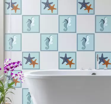 Tengeri stílusú cserép átadása - TenStickers