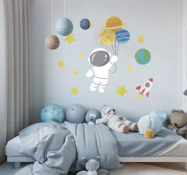 Térmatrica gyerekek űrhajós - TenStickers