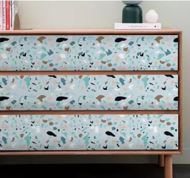 Terrazzo stílusú matricák a bútorokhoz - TenStickers